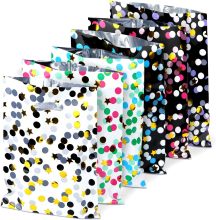 Assorted Color Party Favor Bags with Handles - Loot Bags for Kids Birthday & Wedding