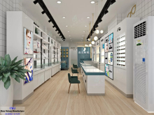 Optical Shop Fitter Custom Eyeglass Store Display Furniture