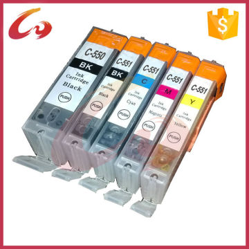 CLI551 factory supply ink cartridge for canon PIXMA MG5450/iP7250