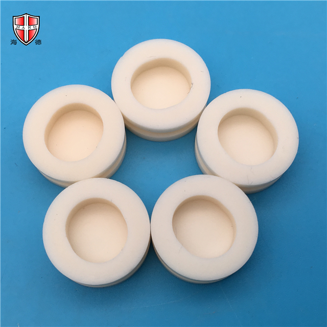 dry casting polished surface alumina ceramic wheel roller