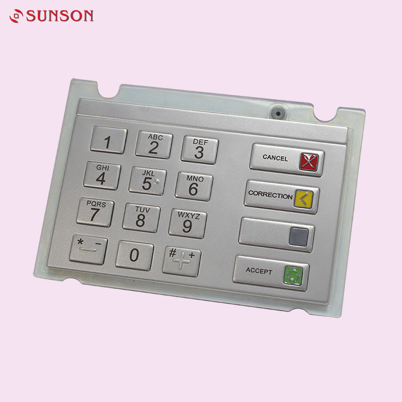 16 مفتاح Pinpad Wincor ATM V5 لوحة مفاتيح مشفرة