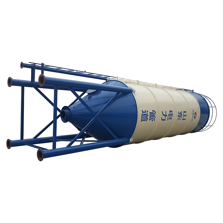 80ton welded cement silo for concrete mixer plant