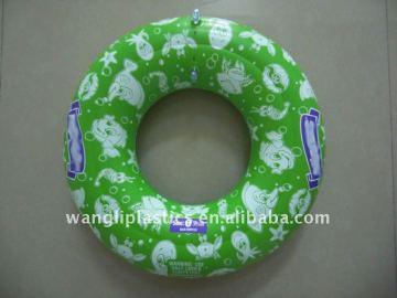 Green kid's swiming ring