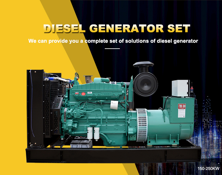 Emergency power with 300kw Diesel Electric 375kva Generator