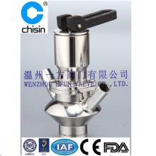 Sanitary aspetic sampling valve