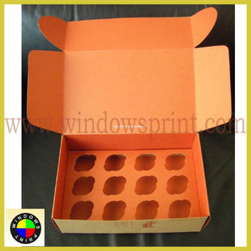 Kraft paper mini cupcake box