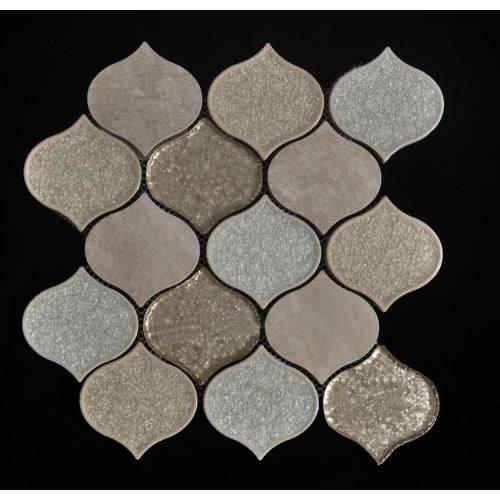 Vetro beige gres misto mosaico