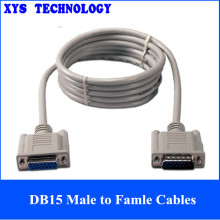 3ft Grey DB15 Extension Cables M-F High Quality Cables Manufacturer