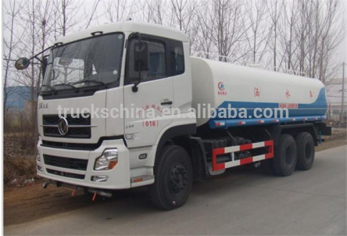 6X4 10 wheels DONGFENG tanker 20 m3 water tank truck