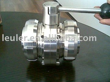 Butterfly valve with Union