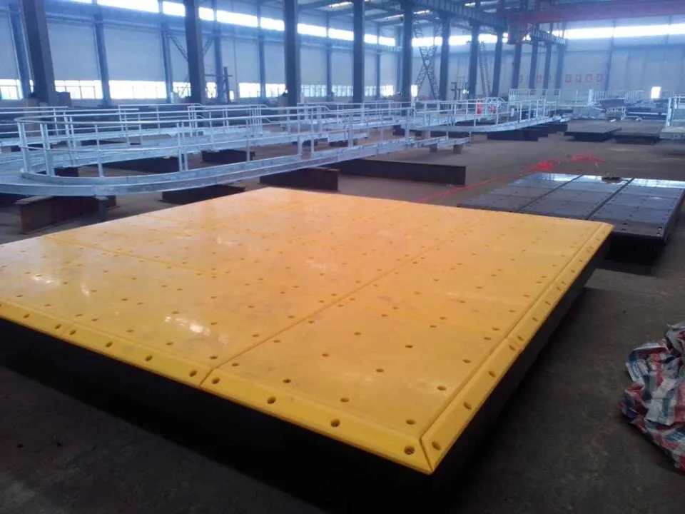 Polyethylene Plastic Sheet HDPE UHMWPE Sliding Panel for Marine Fender Face Pad