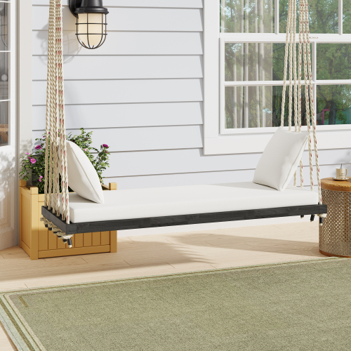 파티오 나무 그네 의자1 Patio Wooden Swing Chair1