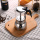 Edelstahlglas Kaffeemaschine Glas -Top -Kaffeekanne, Glas -Top -Espressomaker -Hersteller