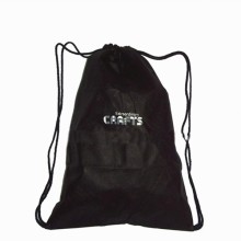 Black Polyester Gift Bag Drawstring Bag