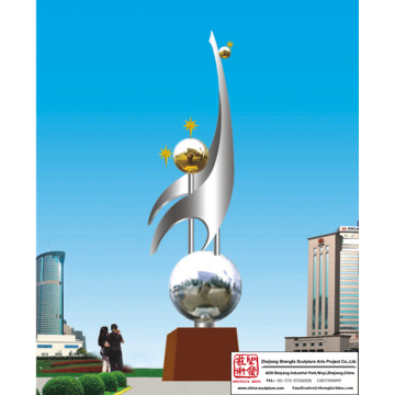 Handmade Decoration Stainless Steel Sculpture