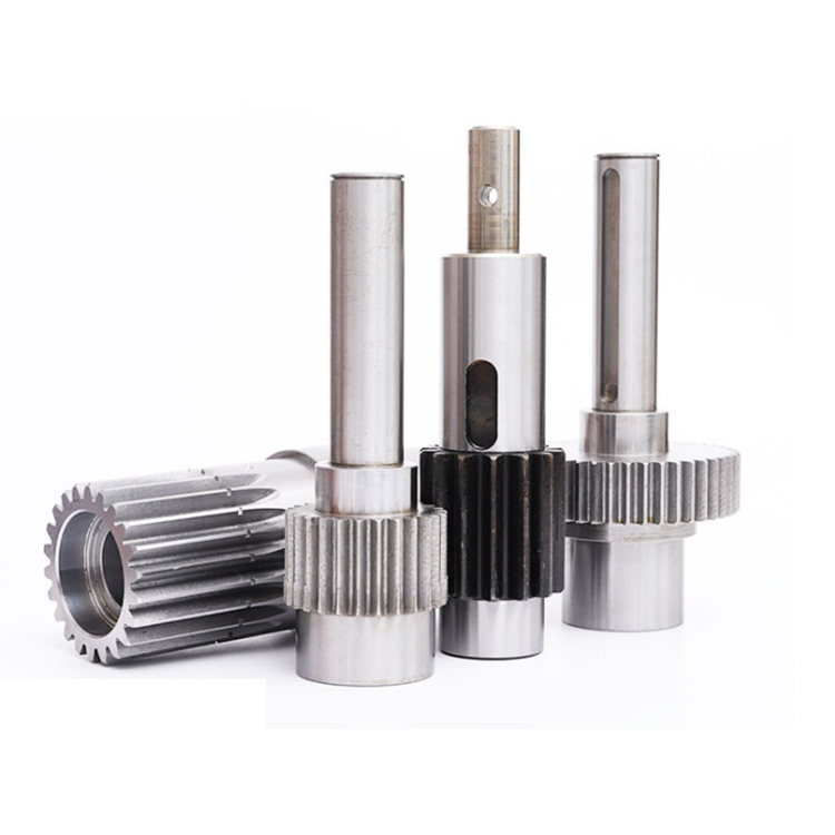 High precision manufacturers custom brass stainless steel wheel gear shaft