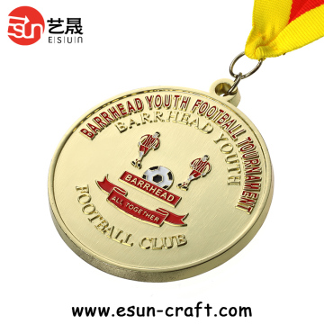 Engraved Branded Medal Neck Ribbon