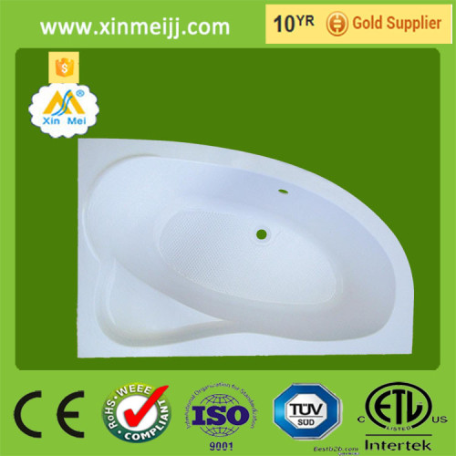 Factory supply raliable chinese high glossy plastic adult bath tub