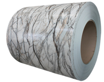 Marble grain prepainted steel coils