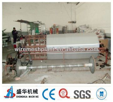 Plastic window screen making machine