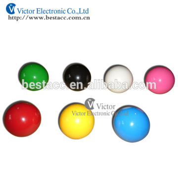 colorful arcade joystick ball top