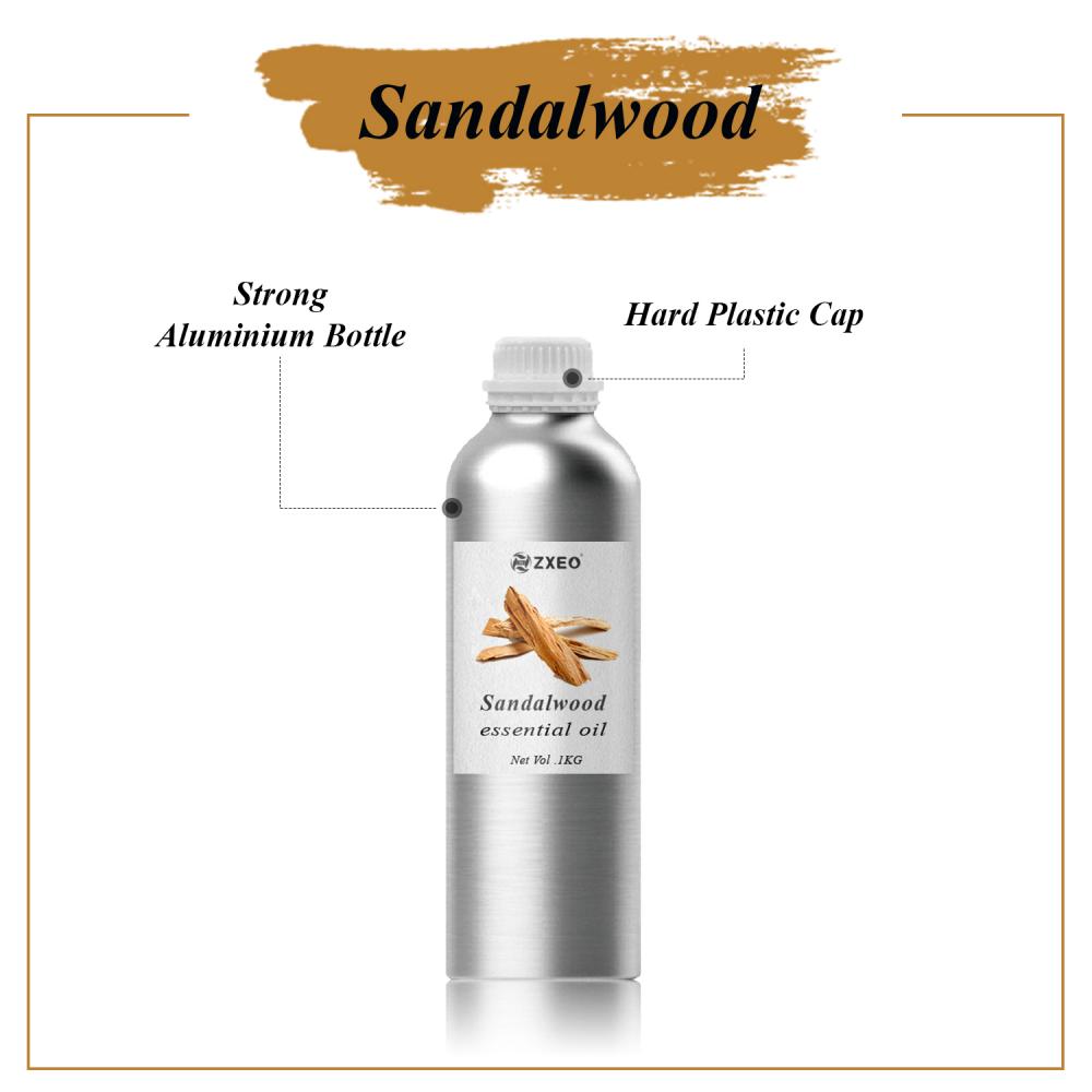 最高品質のサンダルウッドオイル100％純粋なサンダルウッドエッセンシャルオイル