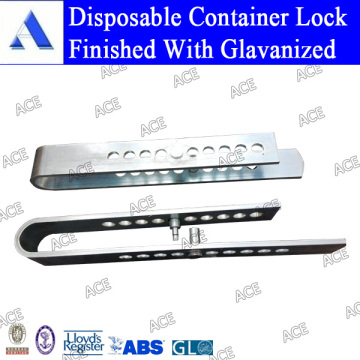 truck container door lock, disposable container lock