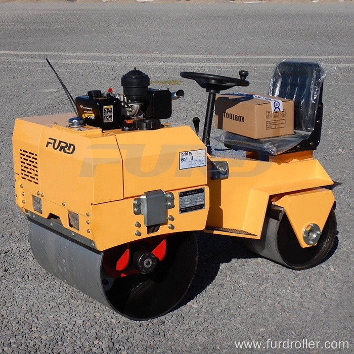 New road roller price ride on road roller double drum asphalt roller compactor FYL-855