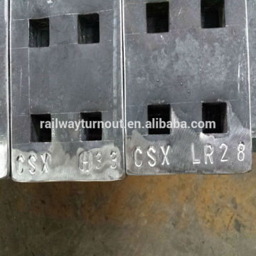 railway equipment manufacturer railway turnout base plate tie plate