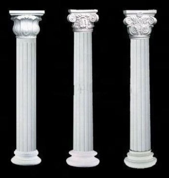 Wholesale well polished cheap granite pillar stone column