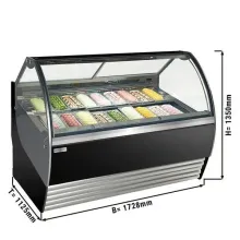 Commercial Ice Cream Display Counter/Ice Cream Cake Display Freezer for Sale