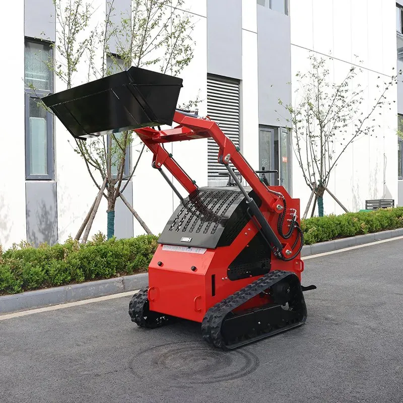 Electric Front Loader T360 Mini Skid Steer Crawler for Sale