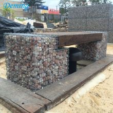 Rock Block Retaining Walls Zinc Aluminum Gabion Baskets