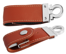 Bootable Clip-off Leather USB Flash Device
