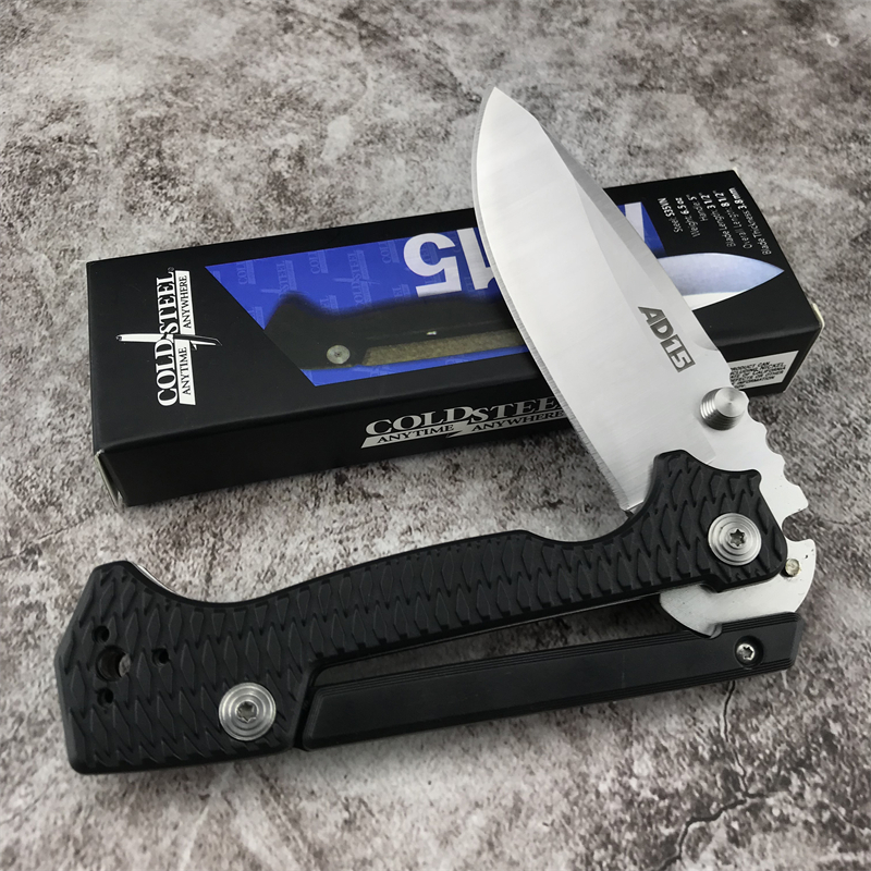 Cold Steel Ad 15 Outdoor Hiking Mountaineering Camping Hunting Edc Tactical Folding Knife