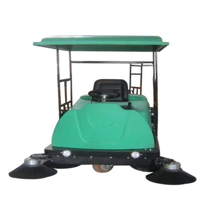 Driving Type Electric Industrial Floor Cleaning Machine Road Sweeper