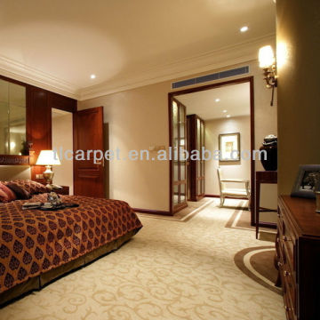 Fire Proof Luxury Wall To Wall Patterned Carpet KP-006