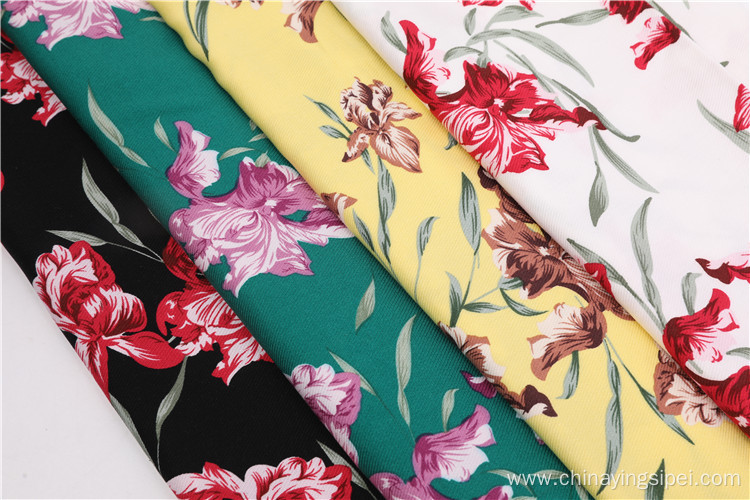 In Stock Soft Twill Textiles Printing Fabrics Rayon