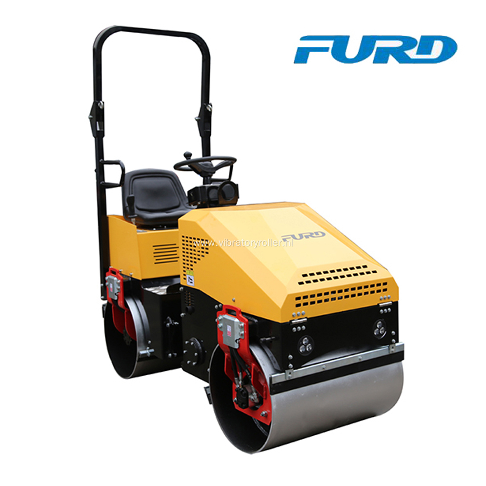 Small Double Drum Vibratory Roller Compactor For Asphalt
