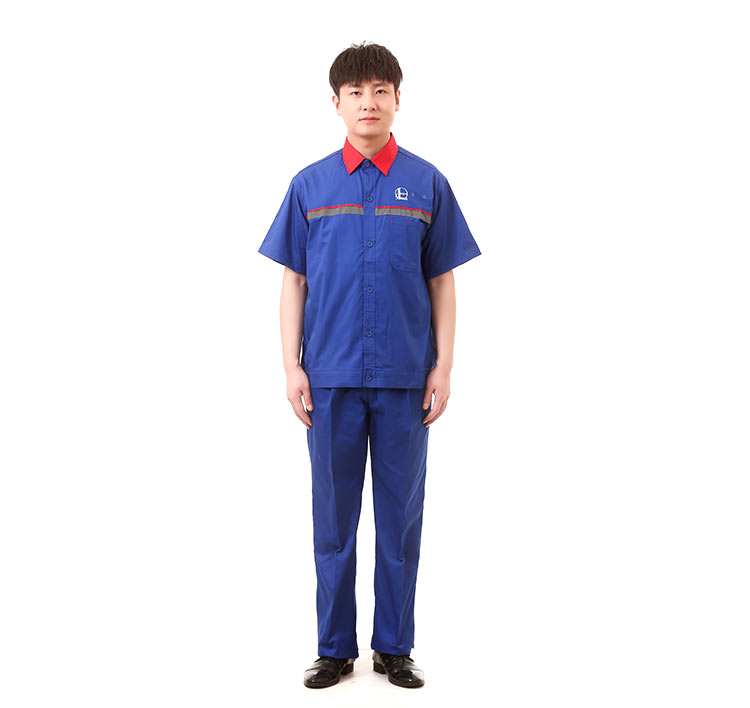 Factory Summer Short Sleeve Petrol Station Work Clothes