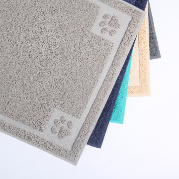 Hot Sale Anti-Slip Plastic Floor Mat - Pet Cooling Mat with Dog Paw Prints