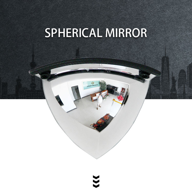 Custom Other Roadway Products Private Quarter Dome Mirror Handheld, Road Traffic Stand Supplies Mirror/