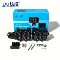 Liuhjg 6 Lens motorcycle fog light Projector Led Fog Driving Light for Car Bike motorbike spot lamps