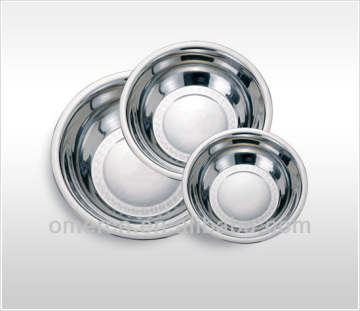 stainless steel soup basin/soup dish/soup plate