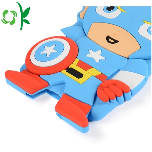 Funda de silicona para tableta Super-man New Ipad Case