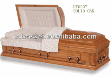 Solid Oak Casket(HT-0207)