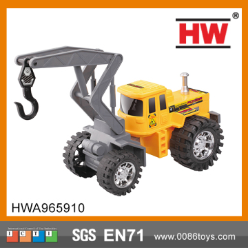 Funny 38cm friction toy truck crane