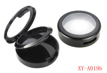 Round Plastic Compact Powder Container