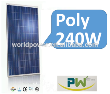 Polycrystalline Silicon Solar Cell/PV Panels 190W Solar Model/Panel 220W 240W