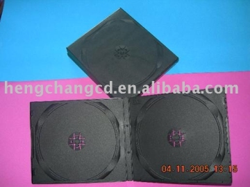 7MM DOUBLE BLACK SMALL DVD CASE